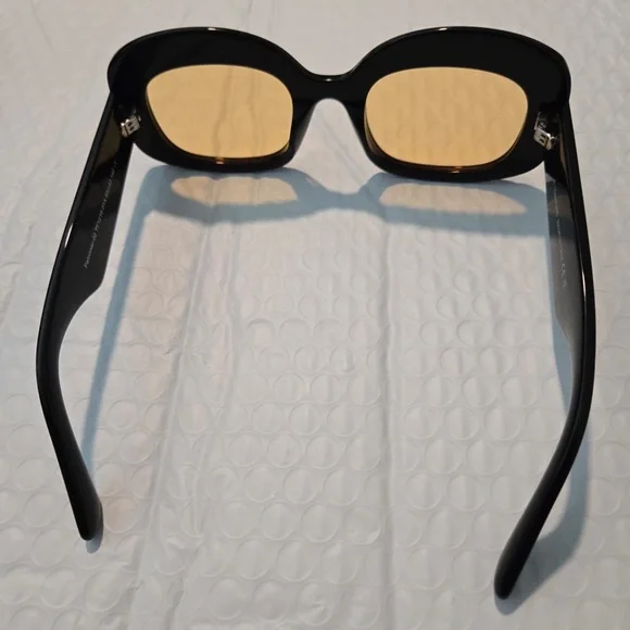 Tom Ford FT219 Black Frame Sunglasses with Gold Tint Lenses polarized 53:23:140M Steve Madden heels main image 4